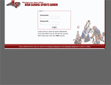 Tablet Screenshot of hssportsadmin.newsobserver.com